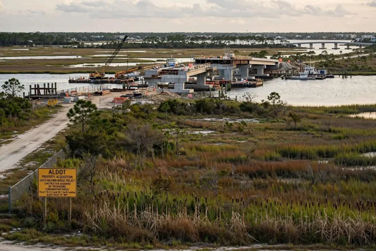 Illustration for the news story: South Baldwin Bridge Land Cases Head to Trial as State Raises Offers