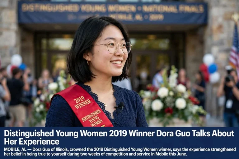 Illustration for the news story: Distinguished Young Women 2019 Winner Dora Guo Talks About Her Experience