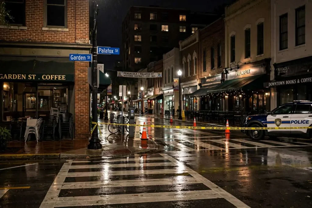 Illustration for the news story: Downtown Pensacola Hit-and-Run Puts Crosswalk Safety in the Spotlight