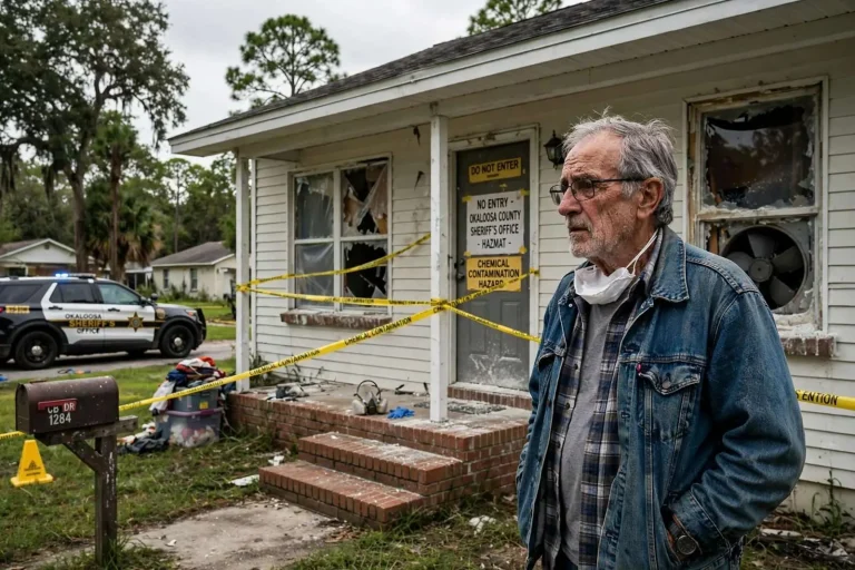 Illustration for the news story: Crestview man still locked out of home after sheriff’s office tear gas raid