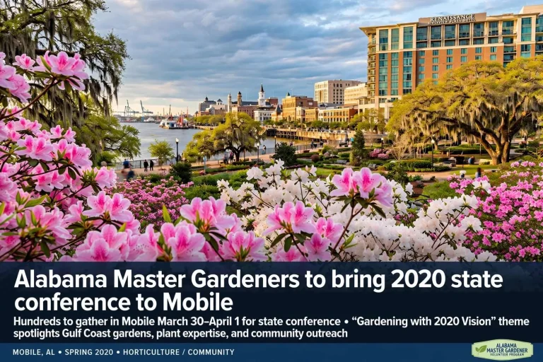 Illustration for the news story: Alabama Master Gardeners to bring 2020 state conference to Mobile