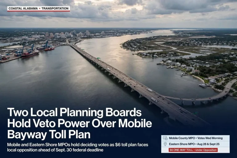 Illustration for the news story: Two Local Planning Boards Hold Veto Power Over Mobile Bayway Toll Plan