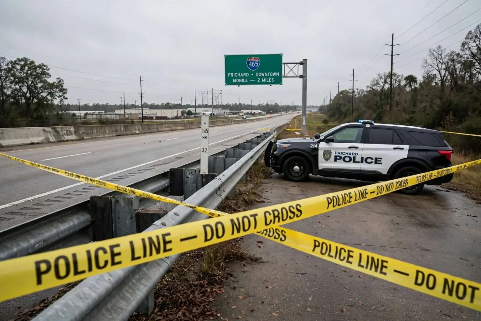 Illustration for the news story: $165K Bond Set for Teen Charged in Prichard Shooting Death on I-165