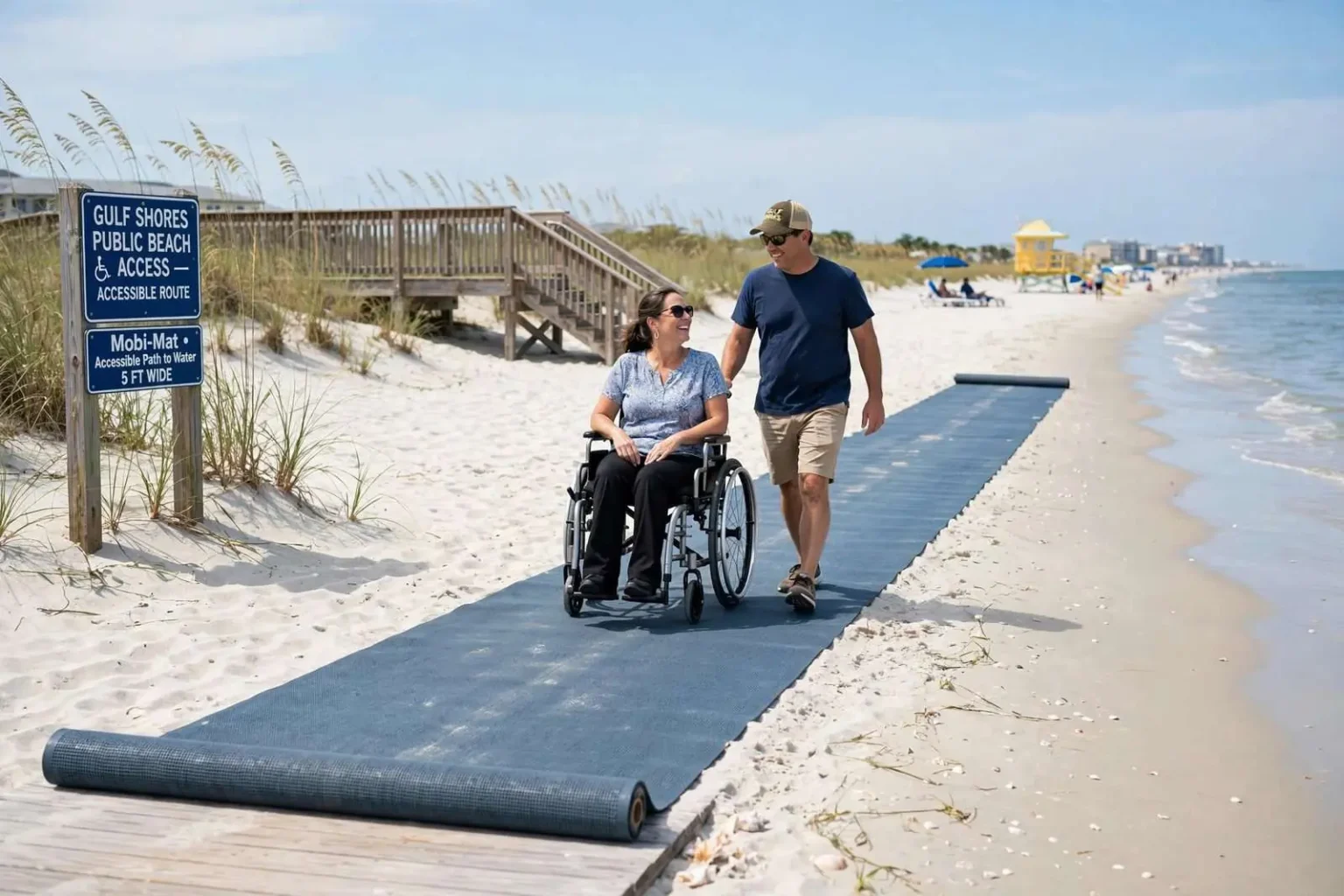 Illustration for the news story: Gulf Shores named among National Geographic’s most wheelchair-friendly beaches