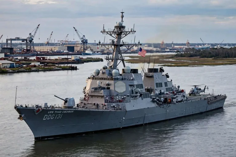 Illustration for the news story: Navy to Name Future Destroyer USS Thad Cochran for Late Mississippi Senator