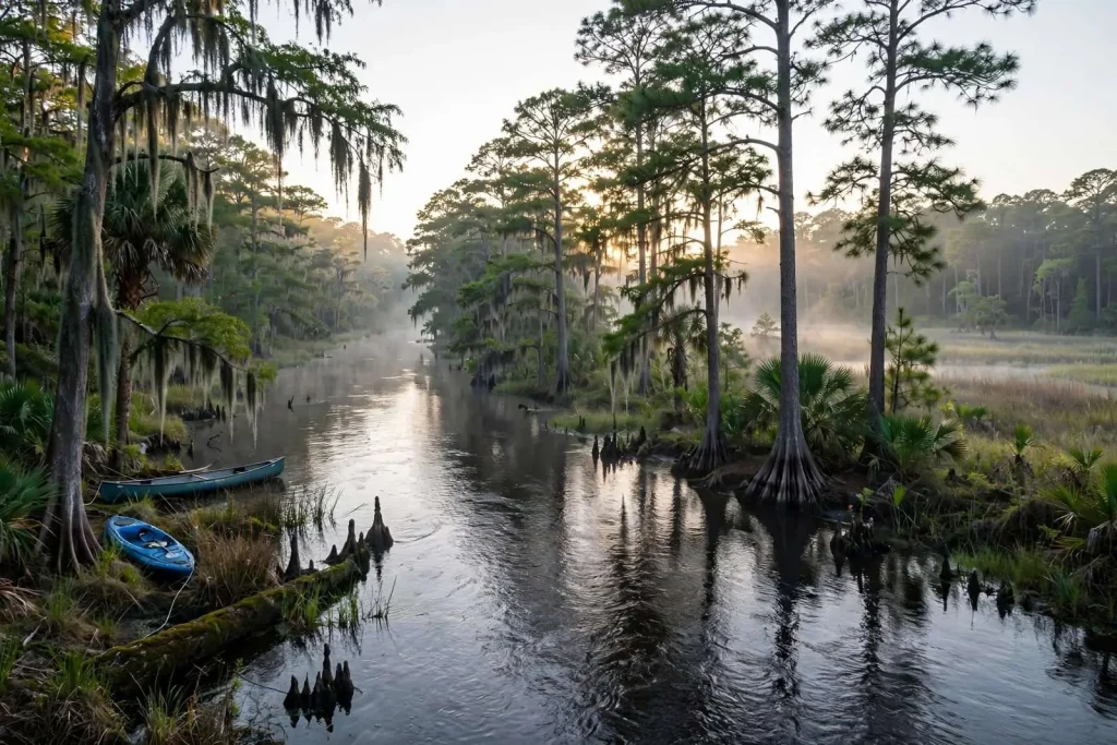 Illustration for the news story: $28 Million RESTORE Act Grant Could Fund 11,000-Acre Wildlife Corridor in Southeast Baldwin County