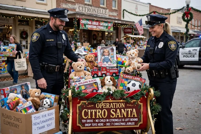 Illustration for the news story: Citronelle Police Launch ‘Operation Citro Santa’ Toy Drive for Children in Need