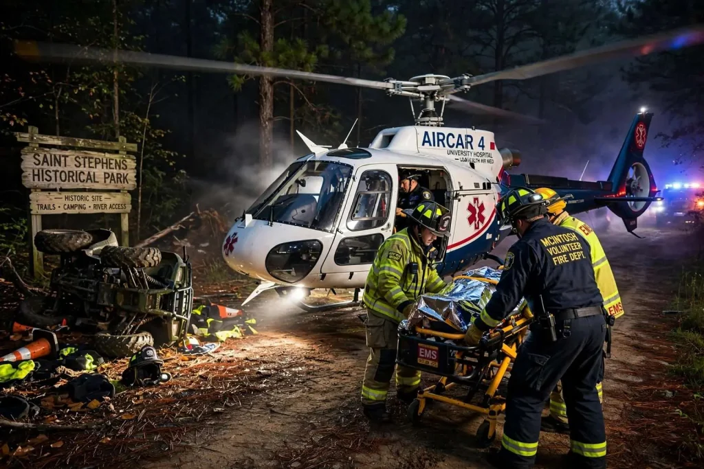 Illustration for the news story: Person airlifted after ATV accident in Washington County