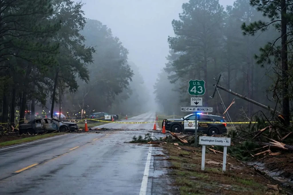 Illustration for the news story: Two Killed in Separate Crashes Along Same Stretch of U.S. 43 in Washington County