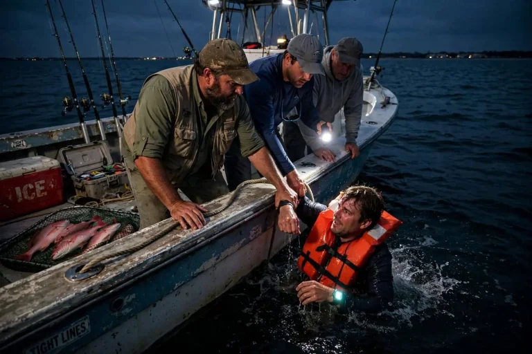 Illustration for the news story: Good Samaritans on Mobile Bay Rescue Man Overboard After Personal Watercraft Capsizes