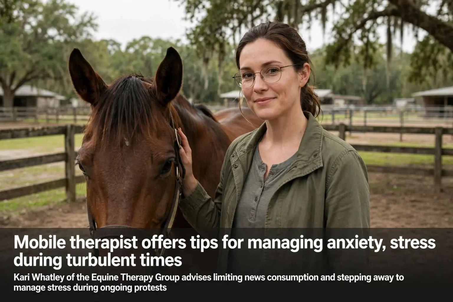 Illustration for the news story: Mobile therapist offers tips for managing anxiety, stress during turbulent times