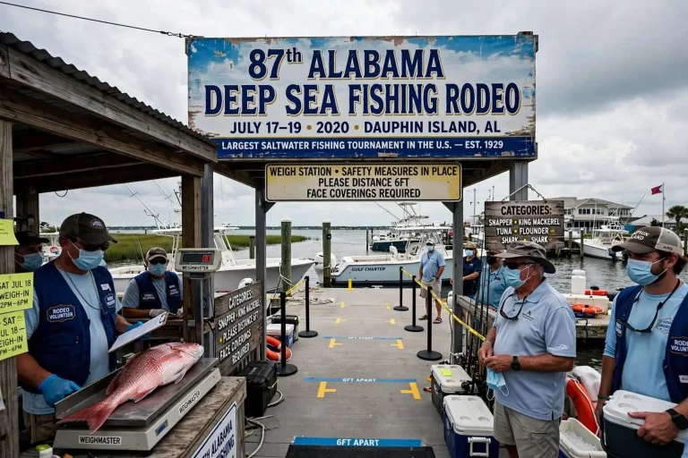 Illustration for the news story: 87th Alabama Deep Sea Fishing Rodeo Set for July 17-19 on Dauphin Island