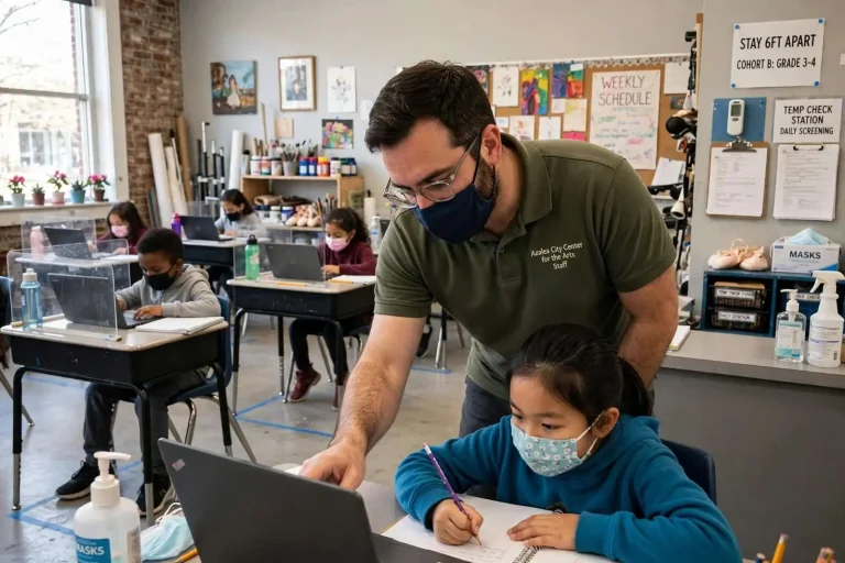 Illustration for the news story: Mobile Arts Center Offers Supervised Virtual Learning With Certified Teachers This Fall