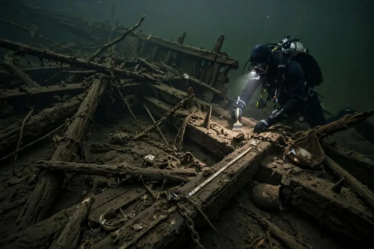 Illustration for the news story: Alabama Proceeds With Plan to Remove Artifacts From the Clotilda Wreck