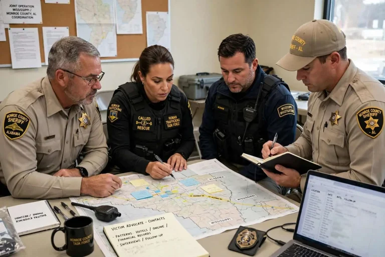 Illustration for the news story: Monroe County Trafficking Task Force Joins Mississippi Operation To Sharpen Its Tactics