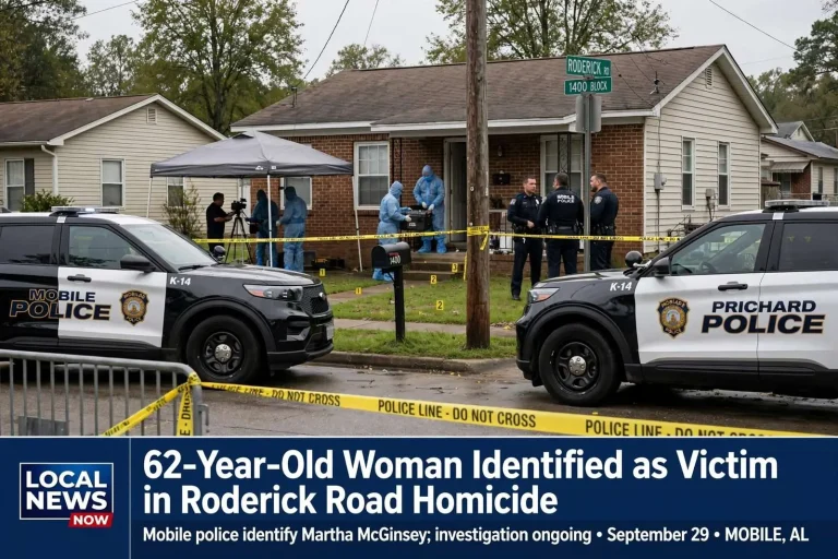 Illustration for the news story: 62-Year-Old Woman Identified as Victim in Roderick Road Homicide