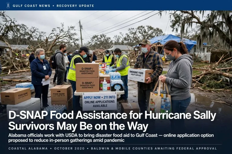Illustration for the news story: D-SNAP Food Assistance for Hurricane Sally Survivors May Be on the Way