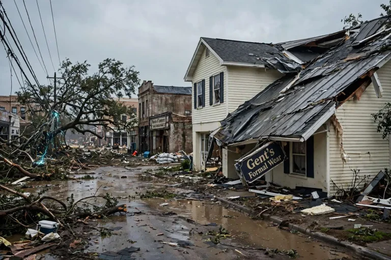 Illustration for the news story: Hurricane Sally leaves widespread damage, thousands without power across Northwest Florida