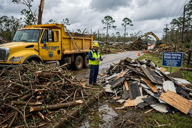 Illustration for the news story: Mobile County to Begin Hurricane Sally Debris Removal Sept. 28
