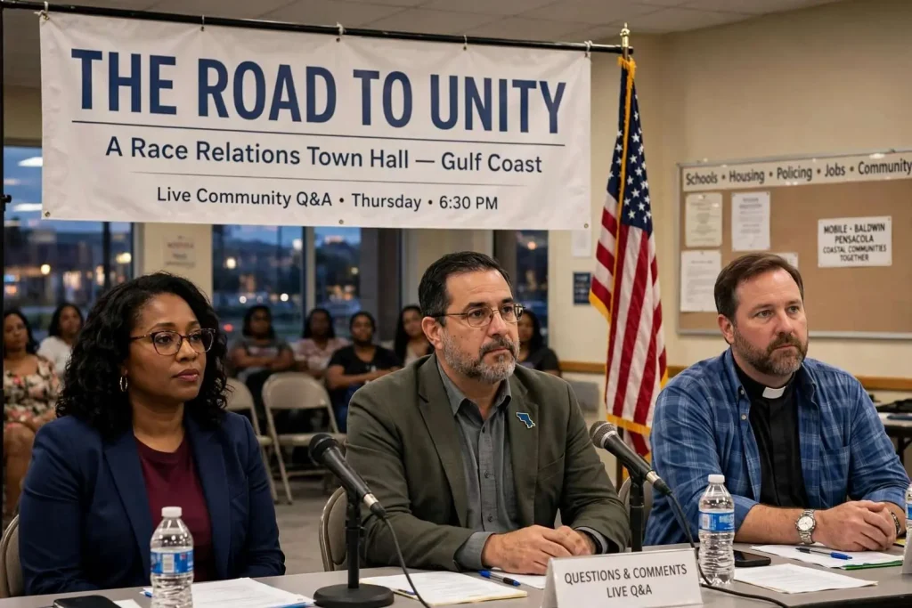 Illustration for the news story: Mobile Leaders to Host ‘Road to Unity’ Race Relations Town Hall