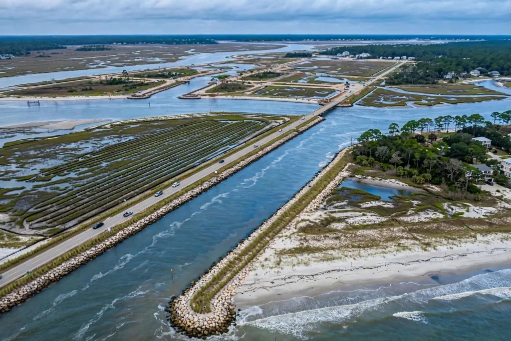 Illustration for the news story: Alabama Coastal Projects in Foley, Dauphin Island and Wolf Bay Win $26 Million in Oil Spill Recovery Funds