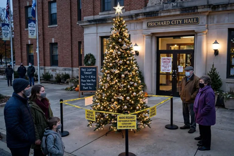 Illustration for the news story: Prichard Cancels Christmas Parade, Keeps Tree Lighting With Safety Measures