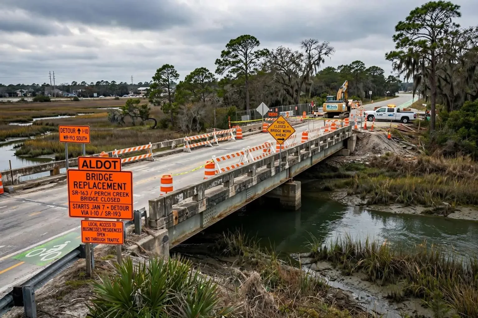 Illustration for the news story: ALDOT Announces Perch Creek Bridge Replacement on Dauphin Island Parkway
