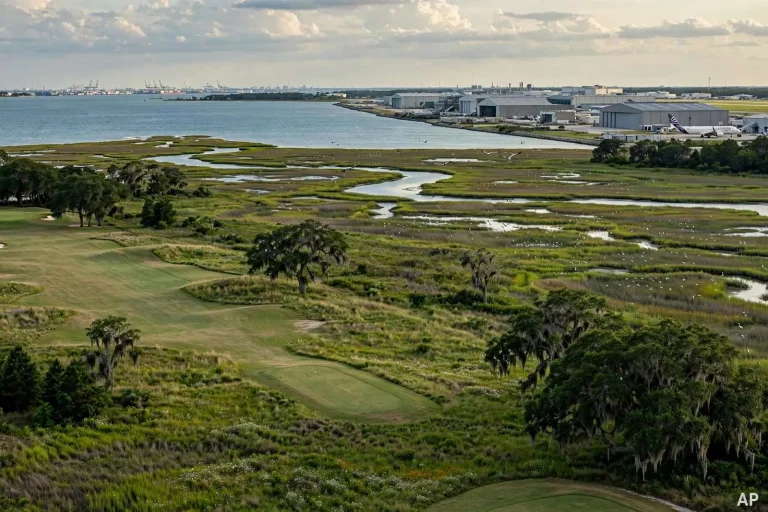 Illustration for the news story: Mobile Lands the Old USA Golf Course Tract: Roughly 250 Acres Bought, Half Set Aside for a Bayside Park
