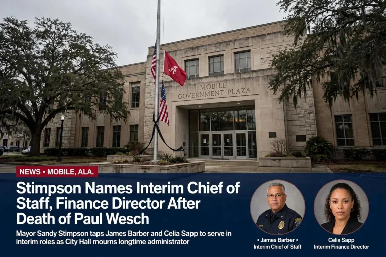 Illustration for the news story: Stimpson Names Interim Chief of Staff, Finance Director After Death of Paul Wesch