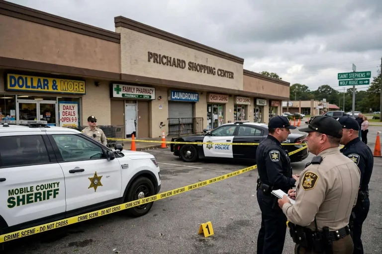 Illustration for the news story: Shooting Reported at Prichard Shopping Center on Saint Stephens Road