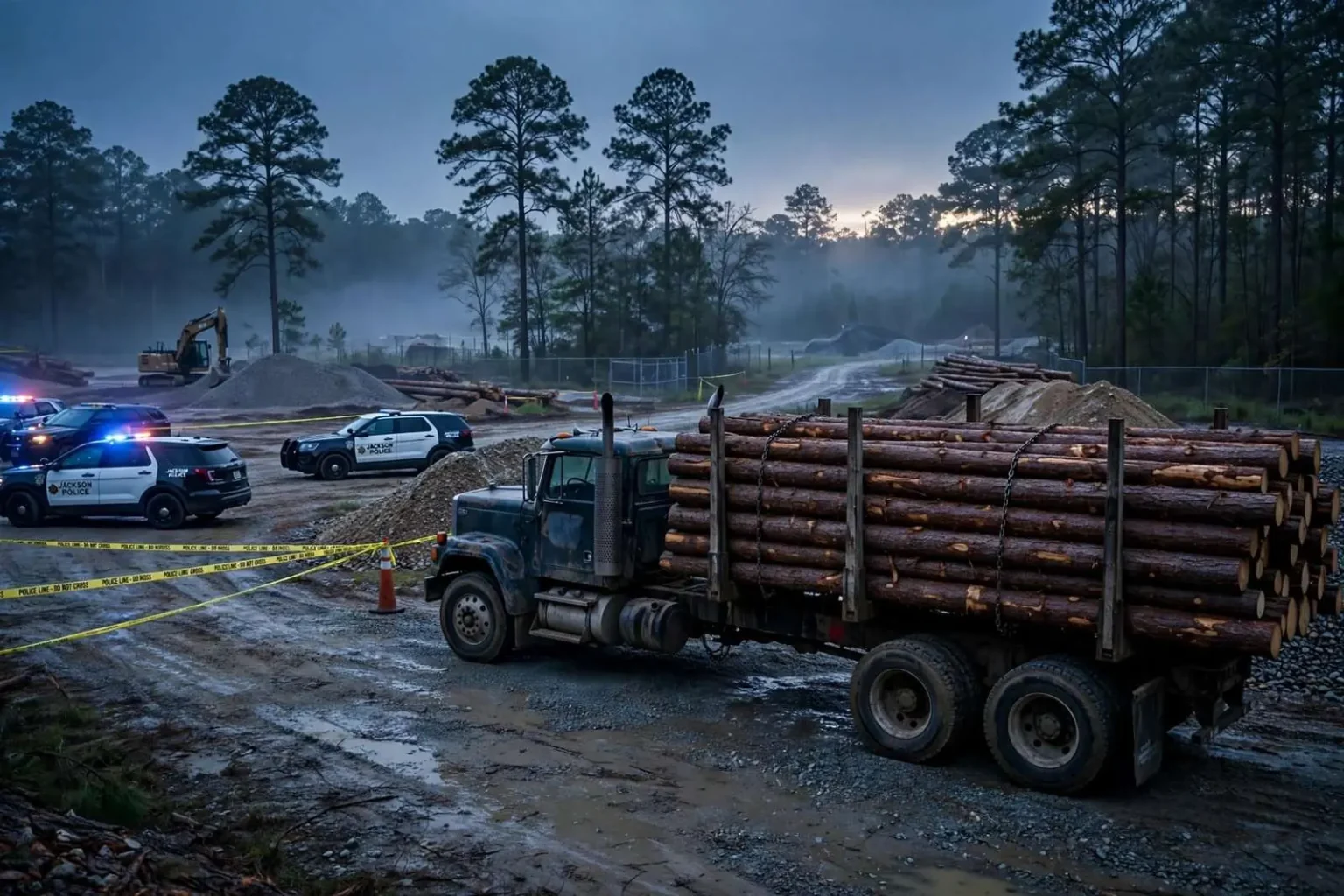Illustration for the news story: Truck driver shot and killed near Jackson in Clarke County