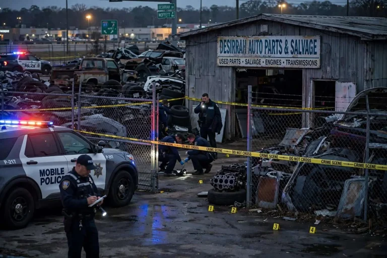 Illustration for the news story: Man Shot by Unknown Attacker at Mobile Auto Parts Store Early Saturday