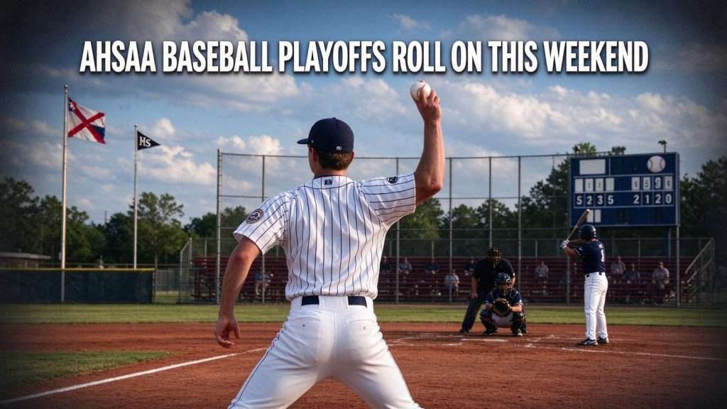 Illustration for the news story: AHSAA baseball playoffs roll on this weekend across south Alabama