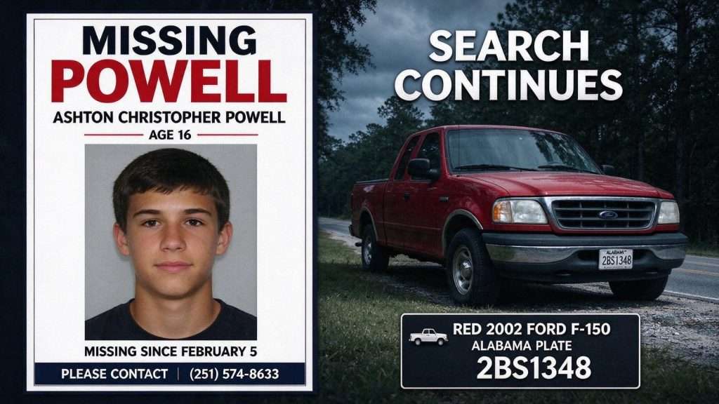 Illustration for the news story: Search continues for Grand Bay teenager reported missing since March