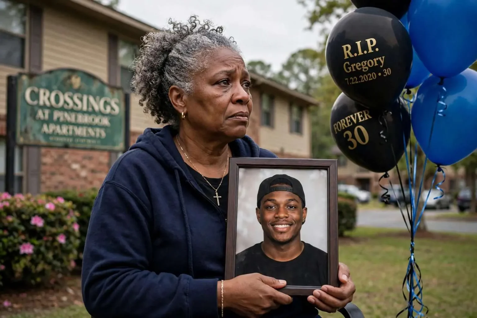 Illustration for the news story: Facing Her First Mother’s Day Without Her Son, a Mobile Mother Pleads for Answers in His Killing