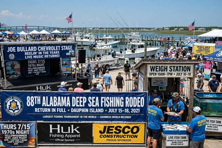 Illustration for the news story: 88th Alabama Deep Sea Fishing Rodeo Set to Return in Full on Dauphin Island