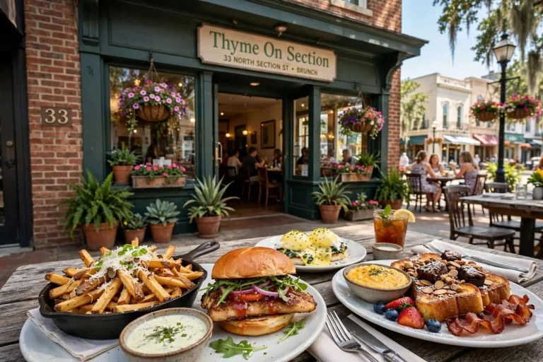 Illustration for the news story: Thyme On Section Delivers a Fairhope Brunch Worth Crossing the Bay For