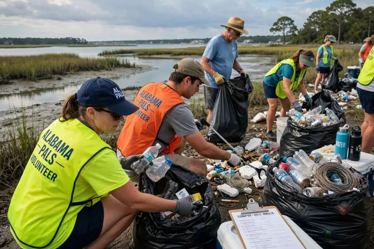 Illustration for the news story: Annual Alabama Coastal Cleanup Set for Sept. 18 Along Gulf Coast Shorelines