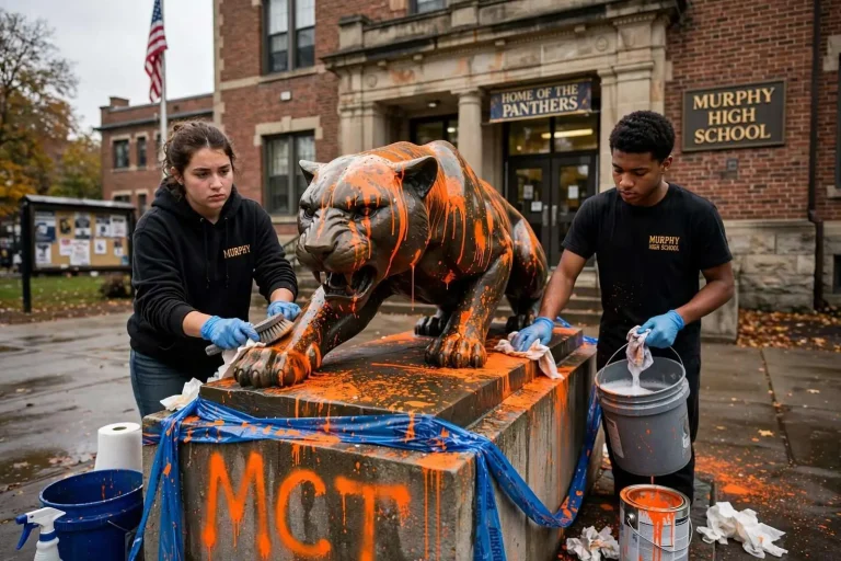 Illustration for the news story: Vandalism Hits Both Campuses After McGill-Toolen and Murphy Rivalry Game