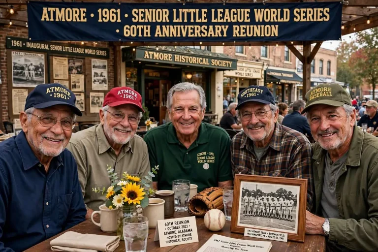 Illustration for the news story: Atmore’s 1961 Senior Little League World Series team reunites for 60th anniversary