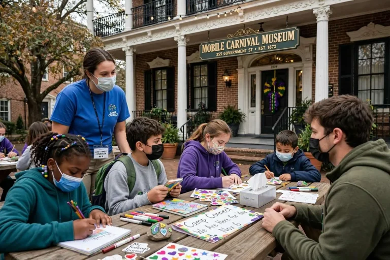 Illustration for the news story: Camp Connect Brings Grief Support Day Camp to Mobile County Children Nov. 6