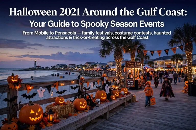 Illustration for the news story: Halloween 2021 Around the Gulf Coast: Your Guide to Spooky Season Events