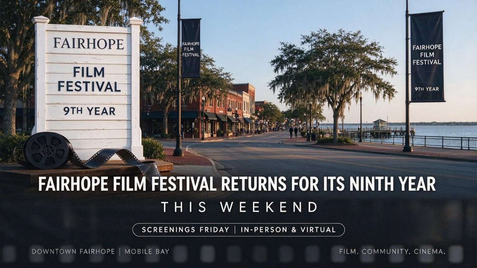 Illustration for the news story: Fairhope Film Festival returns for its ninth year this weekend
