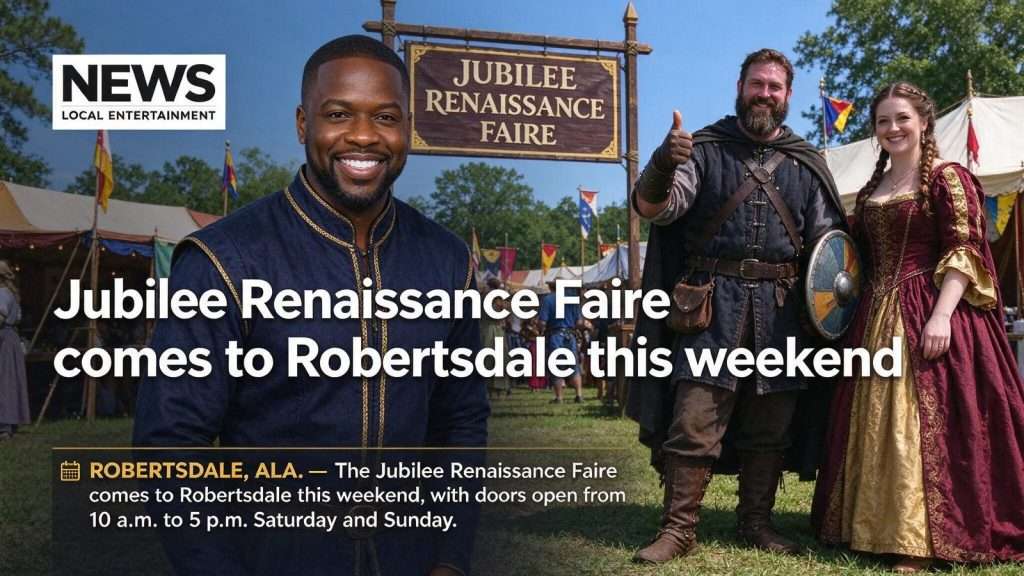 Illustration for the news story: Jubilee Renaissance Faire comes to Robertsdale this weekend