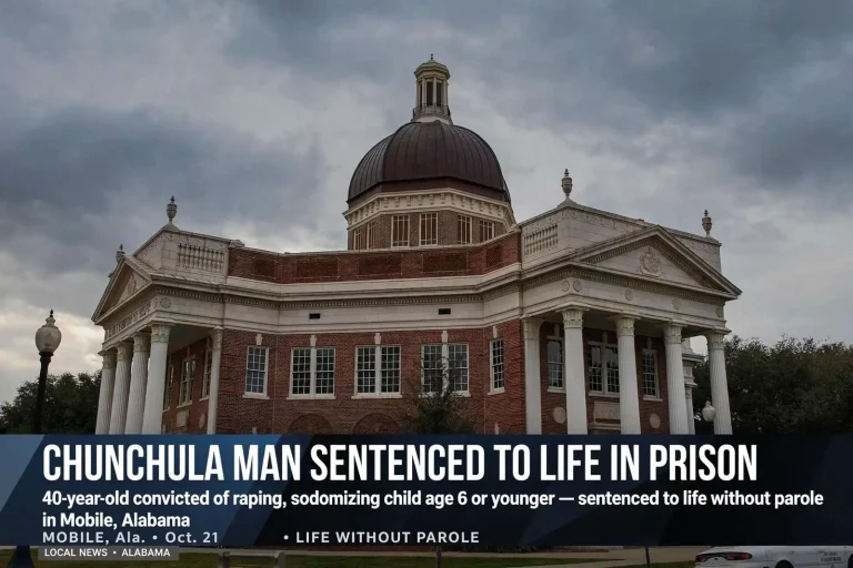 Illustration for the news story: Chunchula Man Sentenced to Life in Prison for Raping, Sodomizing Young Child