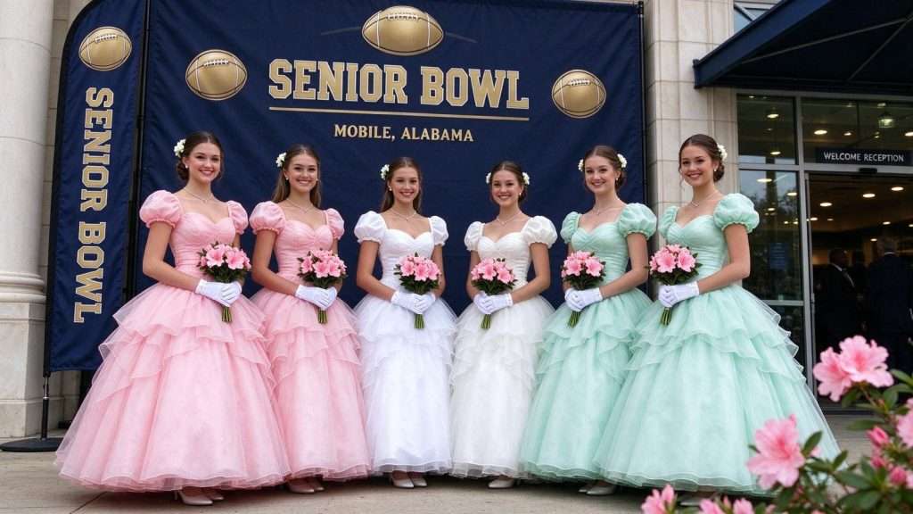 Illustration for the news story: Azalea Trail Maids Back in the Mix for Senior Bowl After Invitation Dispute