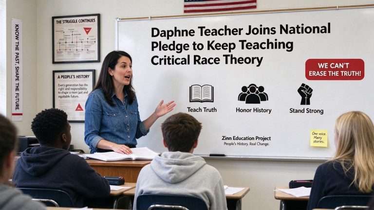 Illustration for the news story: Daphne Teacher Joins National Pledge to Keep Teaching Critical Race Theory