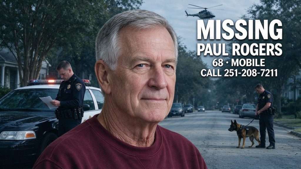 Illustration for the news story: Mobile Police Search for 68-Year-Old Man With Alzheimer’s Reported Missing