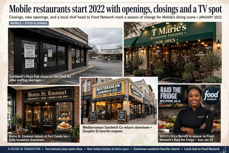 Illustration for the news story: Mobile restaurants start 2022 with openings, closings and a TV spot