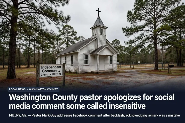 Illustration for the news story: Washington County pastor apologizes for social media comment some called insensitive